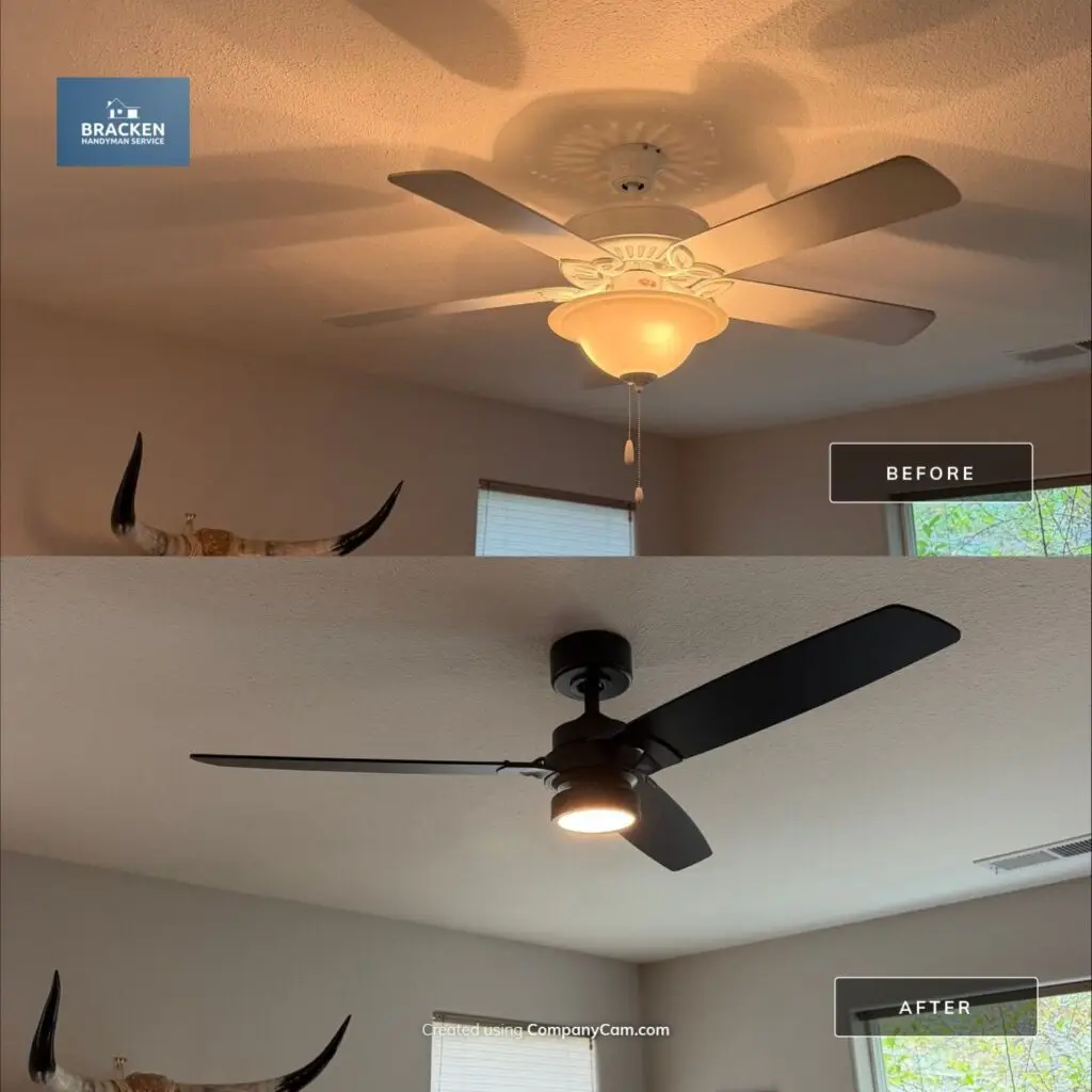 Ceiling Fan and Light Fixture Replacement in Placerville — ceiling fans